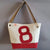 Maud recycled boat sail shoulder bag made in france