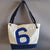 Maud recycled boat sail shoulder bag made in france