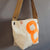 Mini shoulder bag made of recycled boat sail made in france