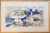 Peinture sur voile réalisé par Cécile Colombo en voile de bateau made in france