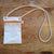 Recycled boat sail phone pouch made in france