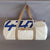 Polochon bag in recycled sailcloth in sailcloth made in france