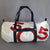 Polochon bag in recycled sailcloth in sailcloth made in france