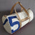Polochon bag in recycled sailcloth in sailcloth made in france