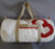 Polochon bag in recycled sailcloth in sailcloth made in france
