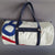 Polochon bag in recycled sailcloth in sailcloth made in france