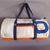 Polochon bag in recycled sailcloth in sailcloth made in france