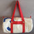 Polochon bag in recycled sailcloth made in france