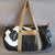 Polochon bag in Persenning canvas recycled as boat sail made in france