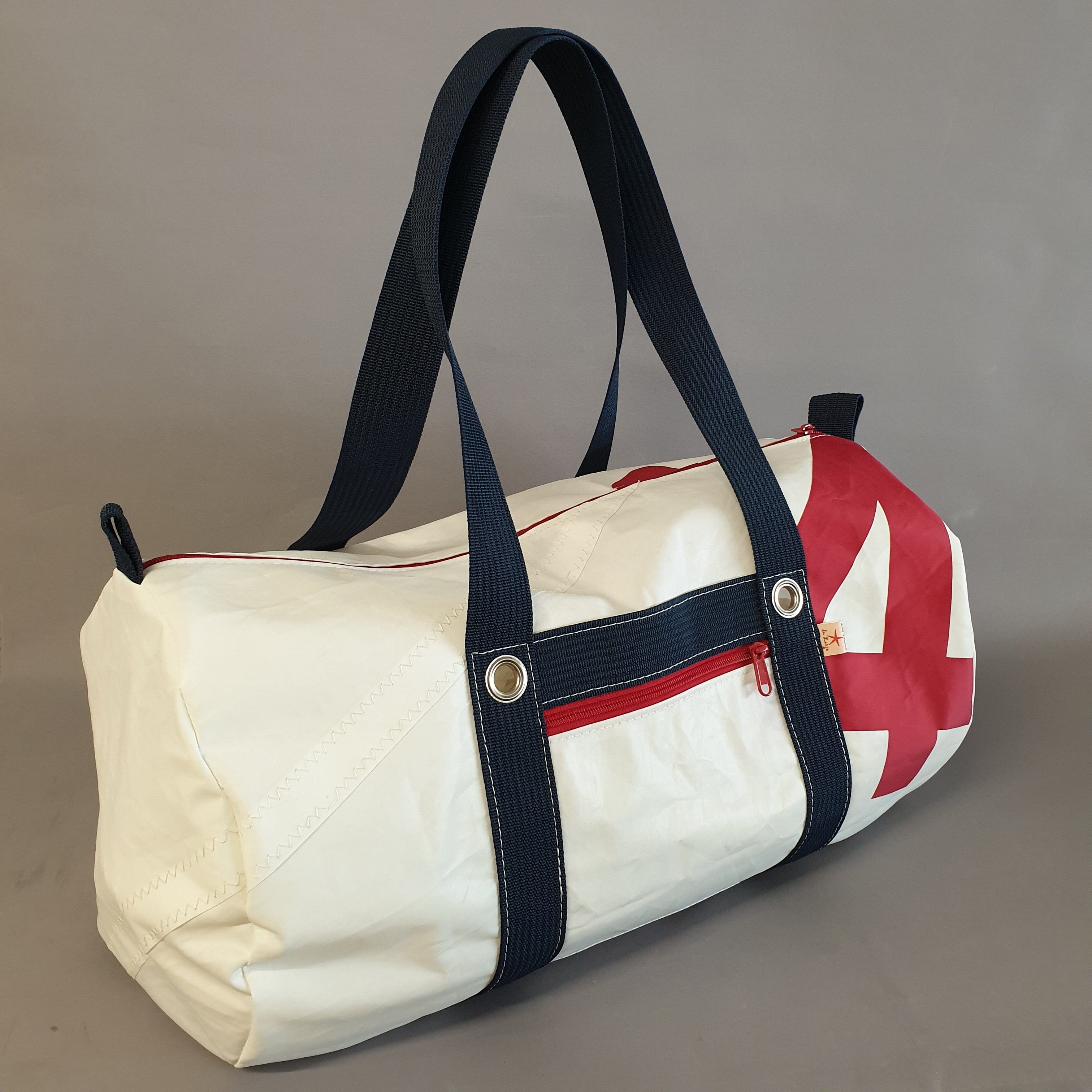 sac Polochon en toile de voile de bateau recyclée – lestoilesdularge