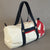 Polochon bag in recycled sailcloth made in france