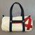 Polochon bag in recycled sailcloth made in france