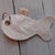 Recycled boat sail key ring made in france
