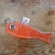 Sardine keyring in recycled sailcloth in sailcloth made in france