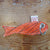 Sardine keyring in recycled sailcloth in sailcloth made in france