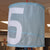 Suspension made of recycled boat sail made in france