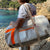 Polochon-Tasche aus recyceltem Bootssegel aus Bootssegel made in france