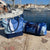 Polochon klein Navy Blue - einzigartige Tasche aus Bootssegel made in france