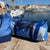Polochon klein Navy Blue - einzigartige Tasche aus Bootssegel made in france