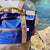 Rucksack aus recyceltem Bootssegel aus Bootssegel made in france