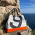 Bag - Eco-friendly handbag - Recycled sailcloth - Made in France from recycled sailcloth