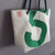Recycled boat sail tote bag made in france