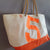 recycled boat sail tote bag large model made in france