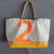recycled boat sail tote bag large model made in france