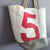 beach bag in recycled sailcloth in sailcloth made in france