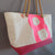 Recycled boat sail tote bag made in france