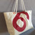 Recycled boat sail tote bag made in france