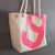 Recycled boat sail tote bag made in france