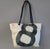 Recycled boat sail tote bag made in france