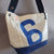 Maud recycled boat sail shoulder bag made in france