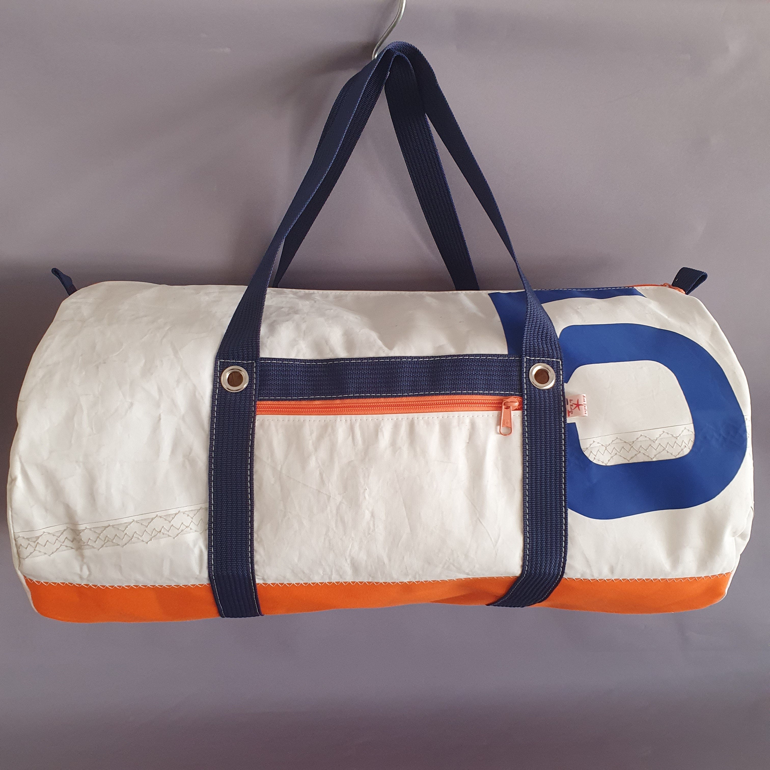Sac de voyage personnalisé en toile canvas recyclée "REKI" simili nubuck Sac de voyage personnalisé en toile canvas recyclée "REKI" simili nubuck