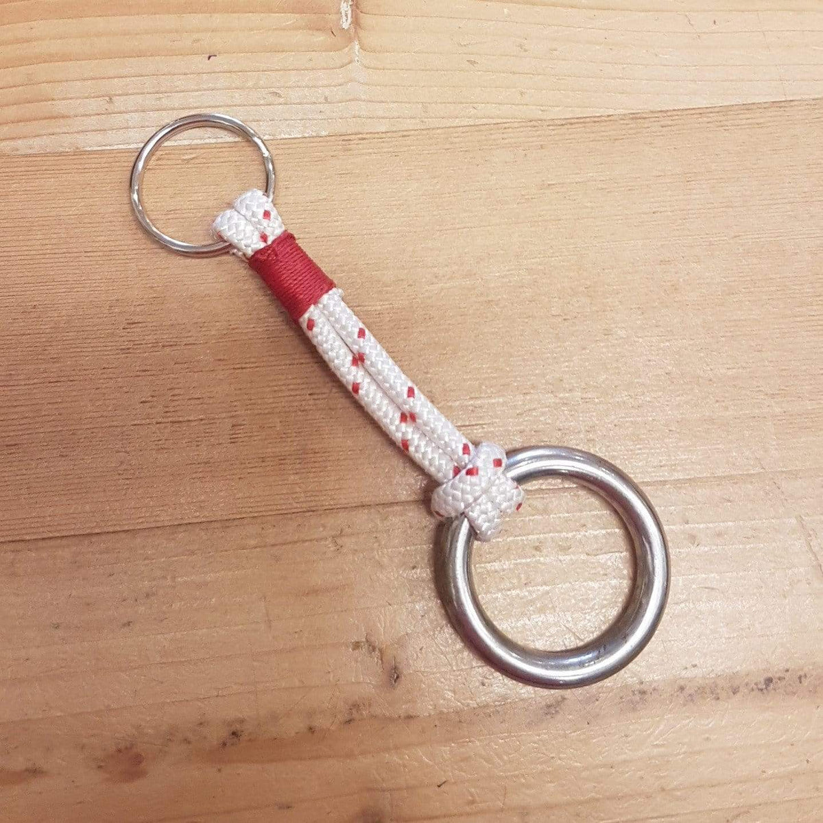 Marine key ring with recycled rope and snap hook - Les Toiles du Large