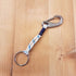 Small carabiner key ring