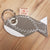 Red mullet keyring small