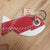 Red mullet keyring small