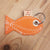 Red mullet keyring small