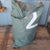 Berlingot Max pouffe in recycled boat sail made in france