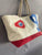 Grande borsa mista eco-responsabile - Vele da barca riciclate - Realizzata in Francia con vele da barca riciclate
