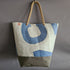Tote Max Browny Blue Number "prodotto unico