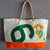 grande borsa a vela dipinta da cécile colombo in barca a vela made in france