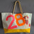 grande borsa a vela dipinta da cécile colombo in barca a vela made in france
