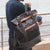 borsa à Dos in vela da barca riciclata in vela da barca made in france