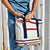 borsa à Dos in vela da barca riciclata in vela da barca made in france