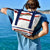 borsa à Dos in vela da barca riciclata in vela da barca made in france