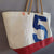 borsa cabas in vela da barca riciclata modello grande in vela da barca made in france