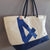 borsa cabas in vela da barca riciclata modello grande in vela da barca made in france